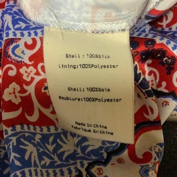 𝅺L’Agence Silk Paisley Printed High Rise Crop Pants - Picture 10 of 11